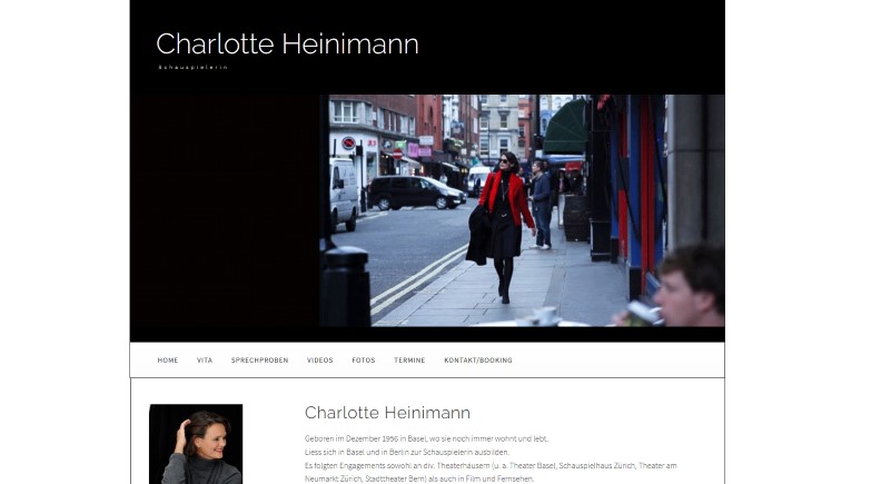 Charlotte Heinimann - Schauspielerin