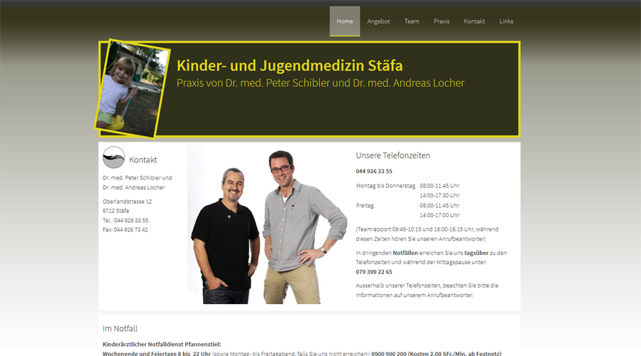 Kinderarztpraxis Dr. Peter Schibler und Dr. Andreas Locher