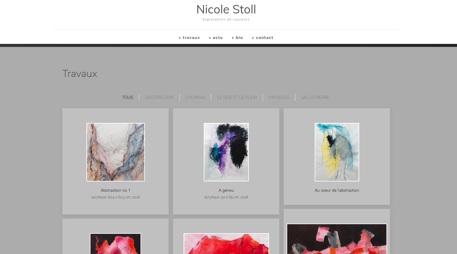 Nicole Stoll - Exploratrice de couleurs