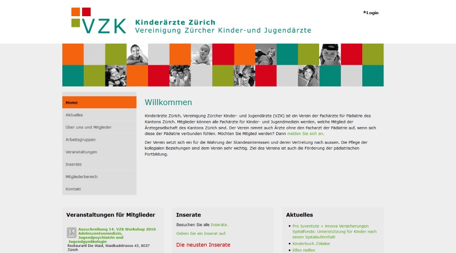 VZK - Vereinigung Züricher Kinder und Jugendärzte